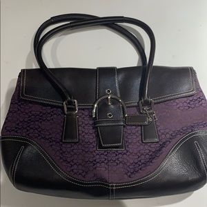 Purple Coach Bag